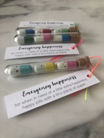 Emergency Happiness Pills tube - By Caitlin©