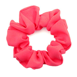 Haarelastiekjes scrunchie coral red