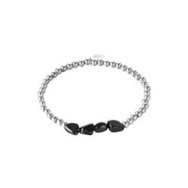  Chirurgisch stalen armband Black rock