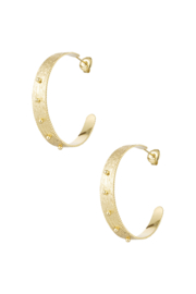 Oorbellen Chirurgisch staal Moon studs