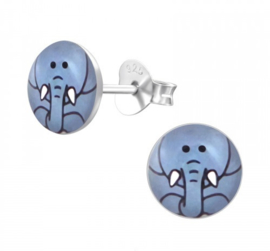 Kinderoorbellen Sterling zilver 925 Olifant
