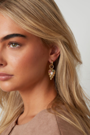 Creolen Chirurgisch staal Leaf