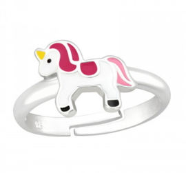 Kinderring sterling zilver 925 Unicorn