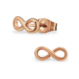 Oorbellen Chirurgisch staal Infinity