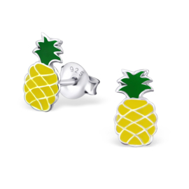 Kinderoorbellen Sterling zilver 925 Ananas