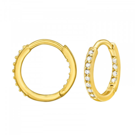 Creolen Sterling zilver 925 met zirkonia