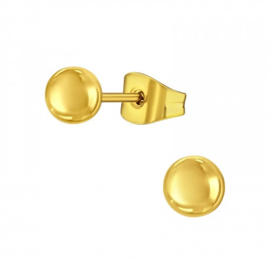 Oorbellen Chirurgisch staal Bal 4mm
