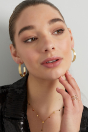 Oorbellen Chirurgisch staal Moon studs
