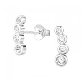 Oorbellen Sterling zilver 925 Geometry