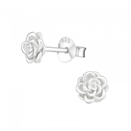 Oorbellen Sterling zilver 925 Roos