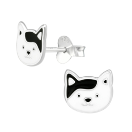 Kinderoorbellen Sterling zilver 925 Poes