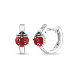 Creolen Sterling zilver 925 Lieveheersbeestje "In Season Jewelry"