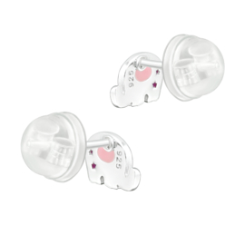 Kinderoorbellen Sterling zilver 925 Olifant