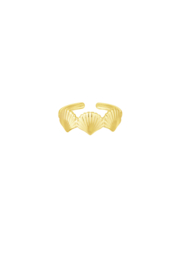Chirurgisch stalen ring Seashell