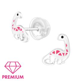 Kinderoorbellen Sterling zilver 925 Dinosaurus