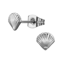 Oorbellen Chirurgisch staal Schelp