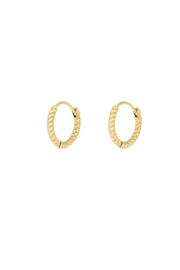 Creolen Chirurgisch staal Timeless twist