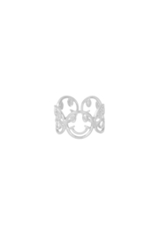 Chirurgisch stalen ring Smiley
