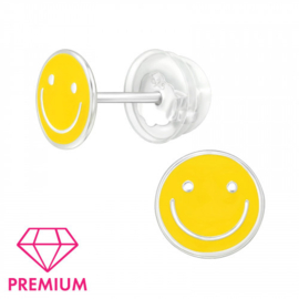 Kinderoorbellen Sterling zilver 925 Smiley