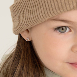 Kinderoorbellen Sterling zilver 925 met schroefsluiting Muziek "In Season Jewelry"