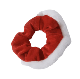 Haarelastiekjes velvet scrunchie Christmas