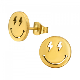 Oorbellen Chirurgisch staal Smiley