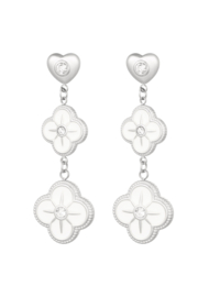 Oorbellen Chirurgisch staal Flower garland