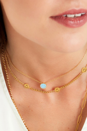 Chirurgisch stalen ketting "Smiley"