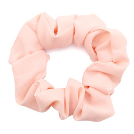 Haarelastiekjes scrunchie salmon pink