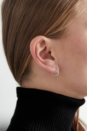 Creolen Chirurgisch staal Timeless twist