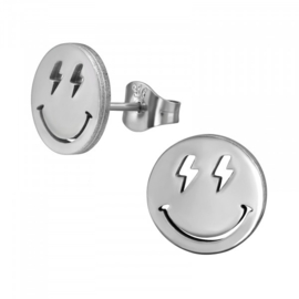 Oorbellen Chirurgisch staal Smiley