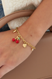 Chirurgisch stalen armband "Cherry"