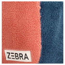 Zebra rugzakje - Teddy roze (M)