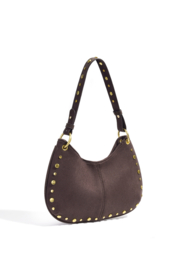 Yehwang schoudertas - Rivet Casual Suède