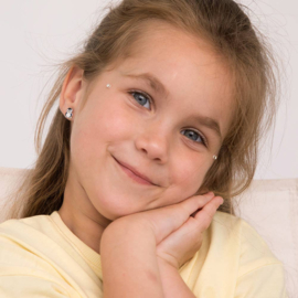Kinderoorbellen Sterling zilver 925 met schroefsluiting Pinguïn "In Season Jewelry"