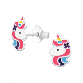 Kinderoorbellen Sterling zilver 925 Unicorn