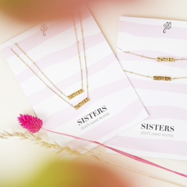 Chirurgisch stalen ketting "Sister"