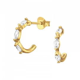 Oorbellen Sterling zilver 925 Cubic zirkonia