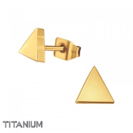 Oorbellen Titanium Driehoek