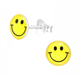 Kinderoorbellen Sterling zilver 925 Smiley