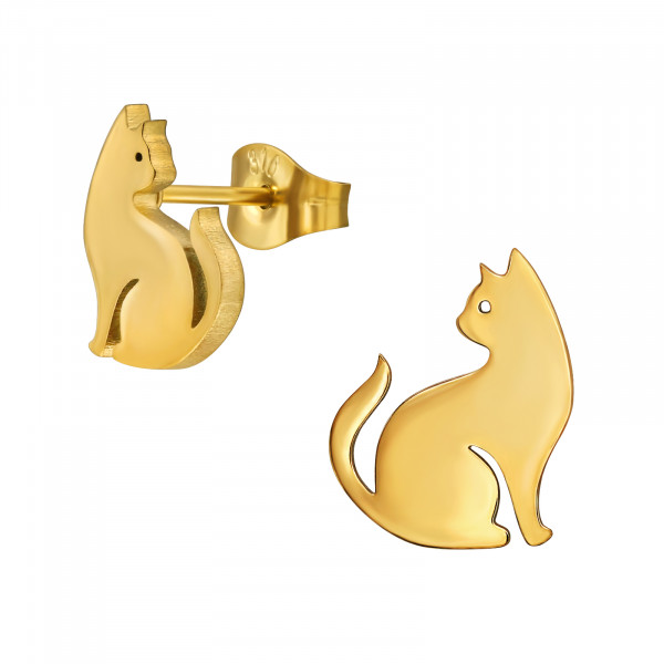Oorbellen Chirurgisch staal Poes