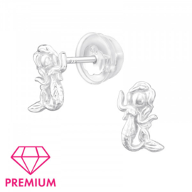 Kinderoorbellen Sterling zilver 925 Zeemeermin