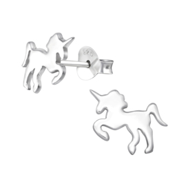 Kinderoorbellen Sterling zilver 925 Unicorn