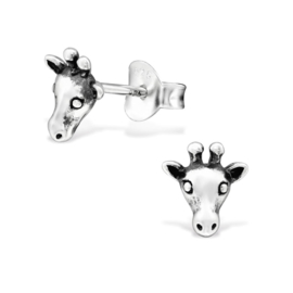 Kinderoorbellen Sterling zilver 925 Giraffe