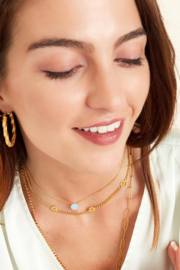 Chirurgisch stalen ketting "Smiley"