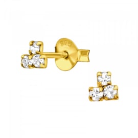 Oorbellen Sterling zilver 925 Kristal