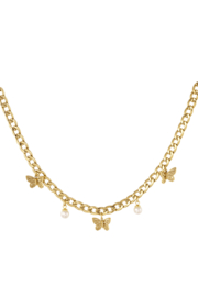 Chirurgisch stalen ketting "Butterfly"
