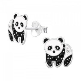 Kinderoorbellen Sterling zilver 925 Panda