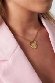 Chirurgisch stalen ketting "Love blossom"