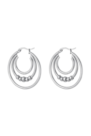 Creolen Chirurgisch staal Double chained